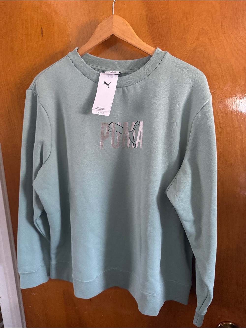 Puma Sweatshirt Womens 1X Green